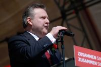 Traditioneller Maiaufmarsch der Spö